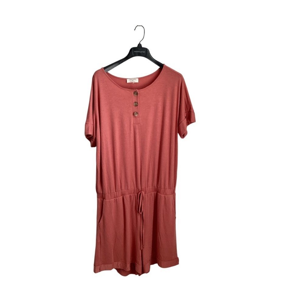 Zenana Outfitters Coral Jumpsuit
